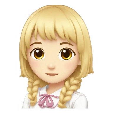 shoujo cute anime romance girl  sticker