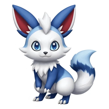 Zangoose-Minccino-Meowstic-Fakémon-hybrid-creature (full body)  sticker