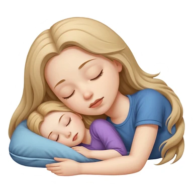 girl sleeping sticker