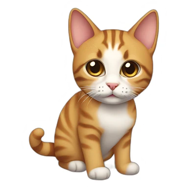 Catchat mignon sticker