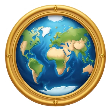 If earth had four continents sticker