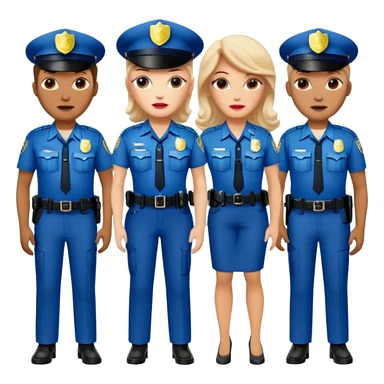 Police in drag sticker