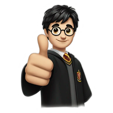 harry potter thumbs up sticker