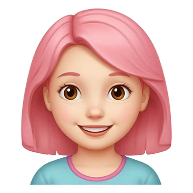  A cute little girl  sticker