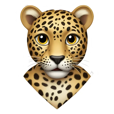 leopard heart emoji  sticker