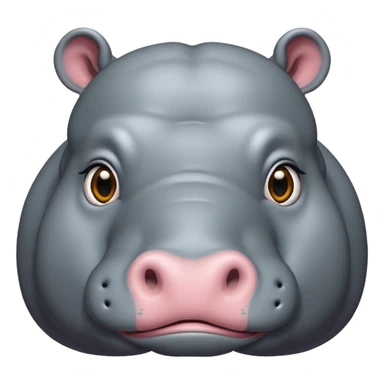 hippo sticker