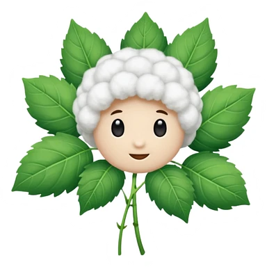 cotton plant sticker