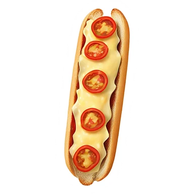baguette pizza sticker