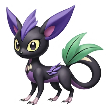 Meloetta-Nargacuga-Noibat-Pokémon-Fakémon-fusion-hybrid-creature sticker