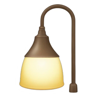 Une lampe sur un cheval sticker