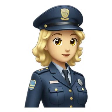 officer jenny pokemon sticker