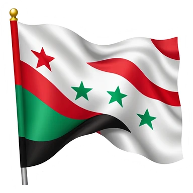 Old Syria flag  sticker