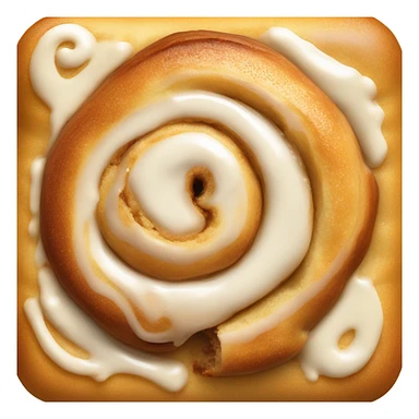 Christmas cinnamon roll sticker
