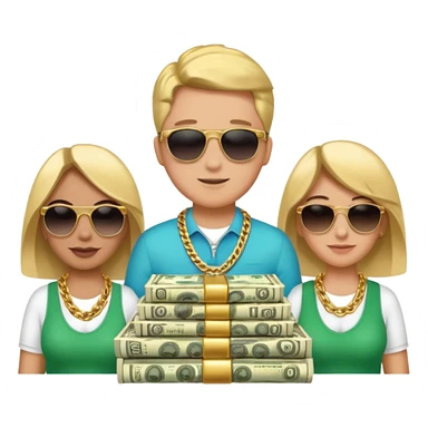 Money gang style  sticker