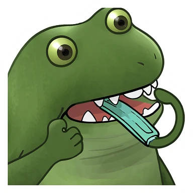  floss for teeth  sticker