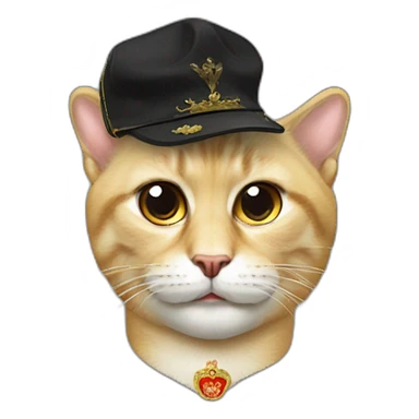 putin with cat-hat sticker