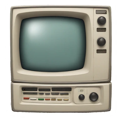 vintage monitor sticker