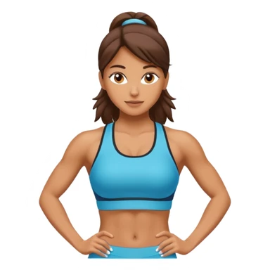 Fitness girl  sticker