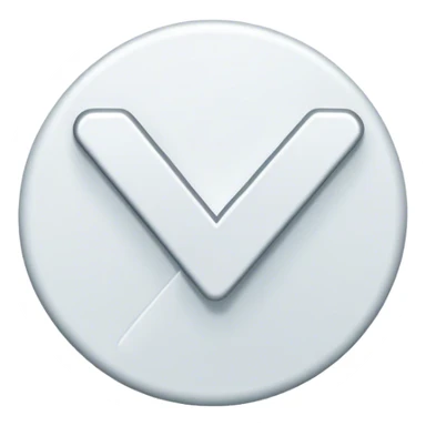 White check mark sticker