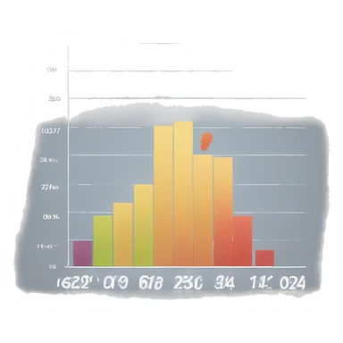 Charts with trends sticker