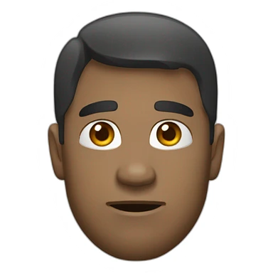 Tête penché sur la gauche sticker