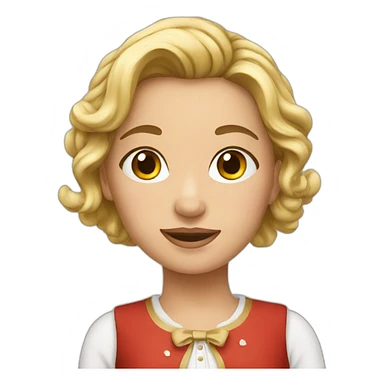 austrian girl sticker