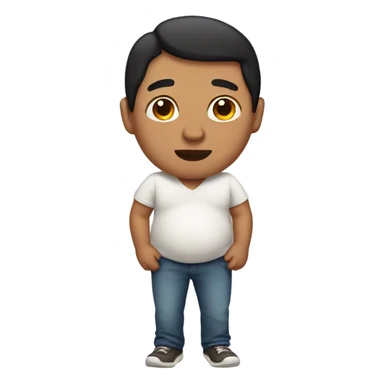 Pregnant mexican man sticker