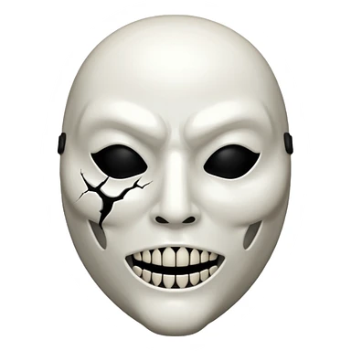 cursed mask sticker