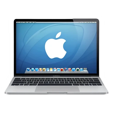 macbook with big code line on screen sticker