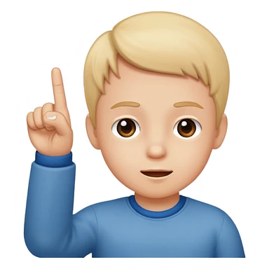 Kid shoting the middle finger sticker