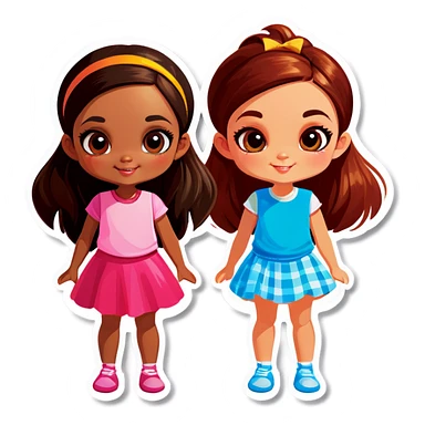 Girls sticker