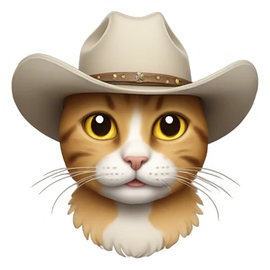 Cowboy cat sticker