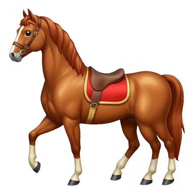 artist horse full body sticker