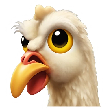 Chicken on FaceTime  sticker