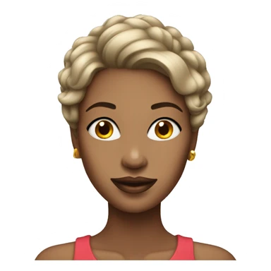 woman with coquette sticker