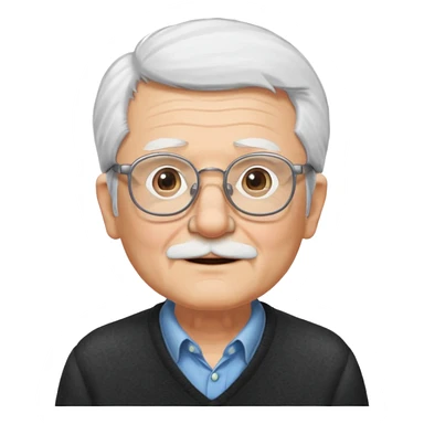 Old man character from the movie up sticker