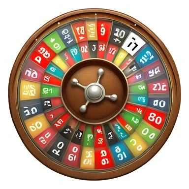 roulette wheel sticker