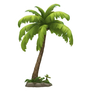 Cocotier sur une île déserte  sticker