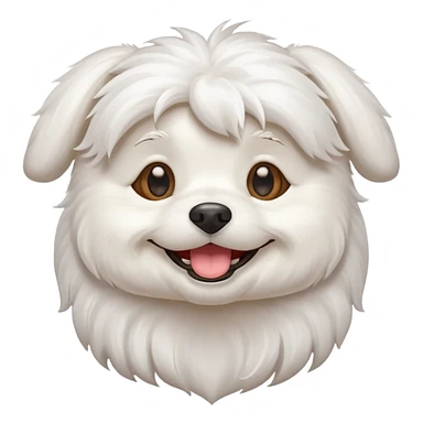 Smile maltese sticker