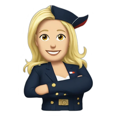 marine le pen diva sticker