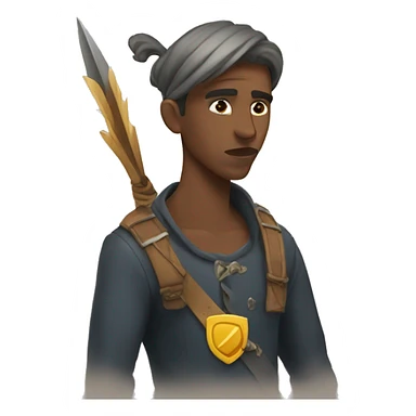 fleche vers le ba s sticker