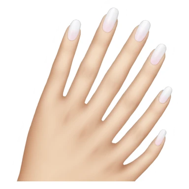 french nails sticker