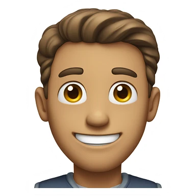 a very happy man sticker