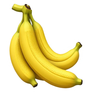 knitted fruit banana sticker