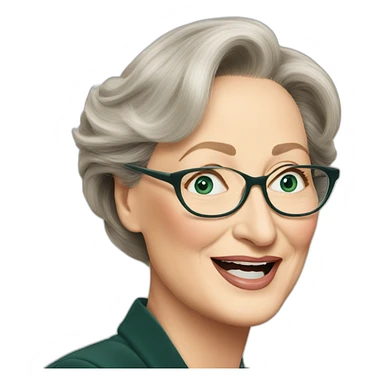 Meryl Streep sticker