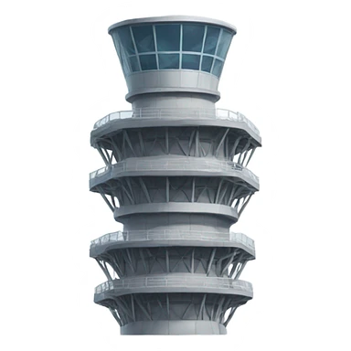 Plane tower sticker