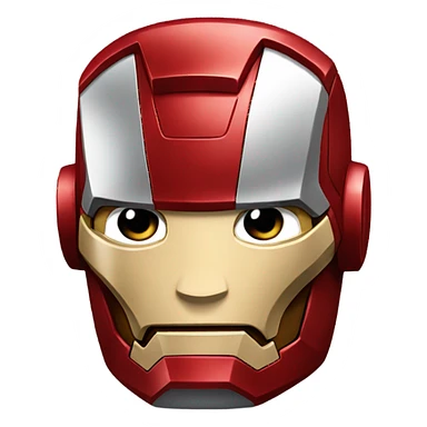 ironman with red hat sticker