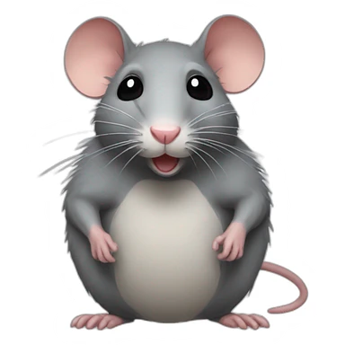 rat Remy sticker