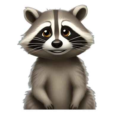 Raccoon like Jodel sticker