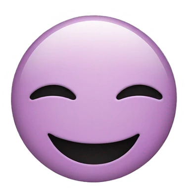 cute mauve smiley face sticker